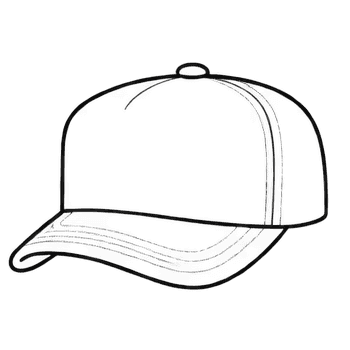 5-Panel hat style icon