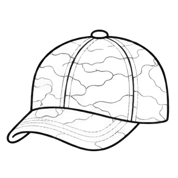 Camo hat style icon